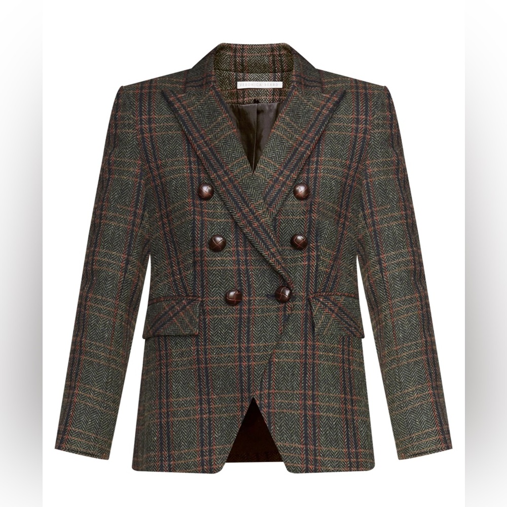 NWOT Veronica Beard Miller Dickey jacket in forest multi